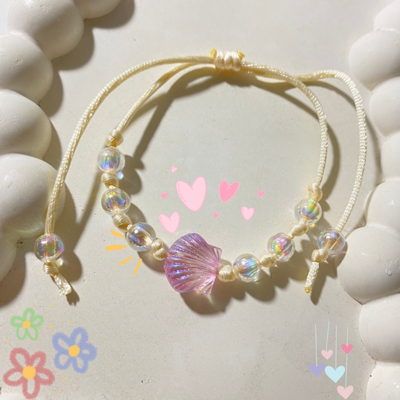 Gelang tali serut gelang tali cream gelang tali serut korea gelang tali gelang wanita gelang manik s