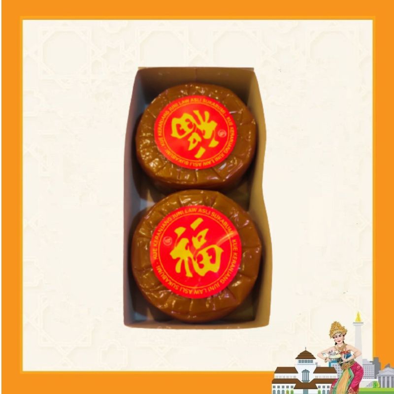 

Kue Keranjang Imlek Isi 2/Kue Bakul/Dodol Cina