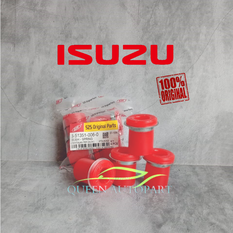 KARET BOS BUSHING PER DAUN BELAKANG + RING ISUZU PANTHER TURBO KAPSUL TOURING