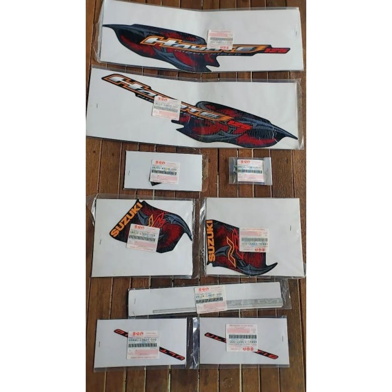 striping sticker Lis body suzuki skywave NR 3 versi Vietnam original SGP