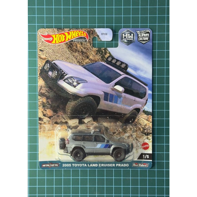 HOT WHEELS 2005 TOYOTA LAND CRUICER PRADO PREMIUM SILVER