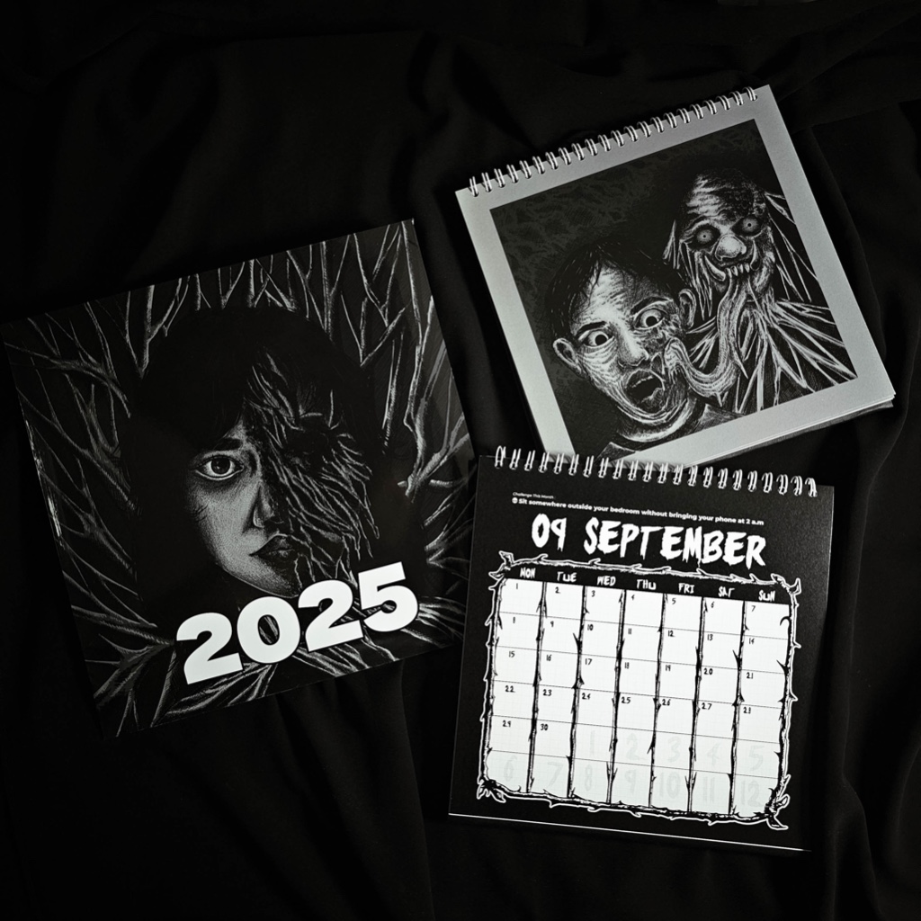 

CALENDAR HORROR 2025 DAILYSUN