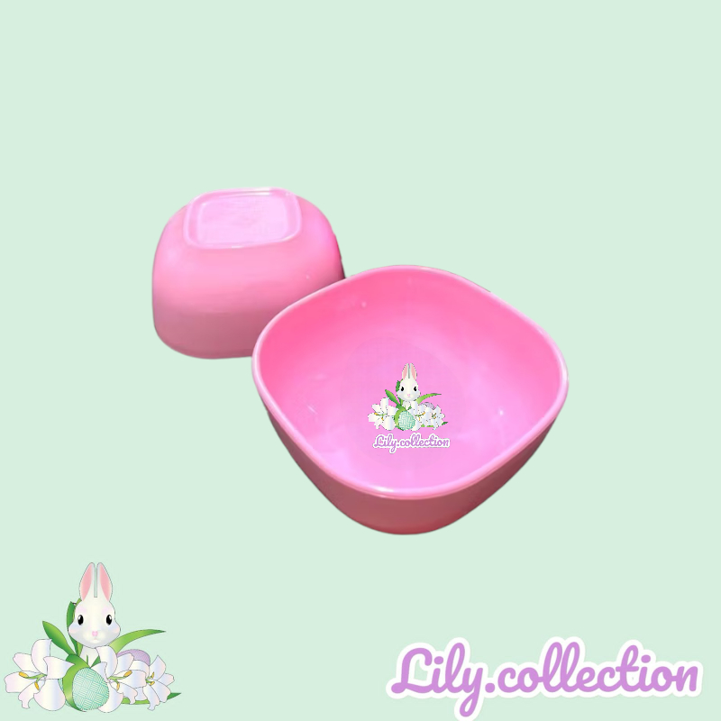 Mangkok Ramen | Mangkok Melamin | Mangkok Kotak Semi Melamin - LILYCOLLECTION