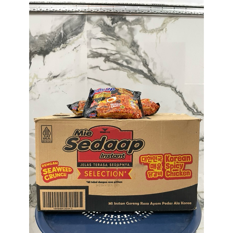 

Sedaap Goreng Selection Korean Spicy Chiken 87g ( 1dus isi 40pcs)