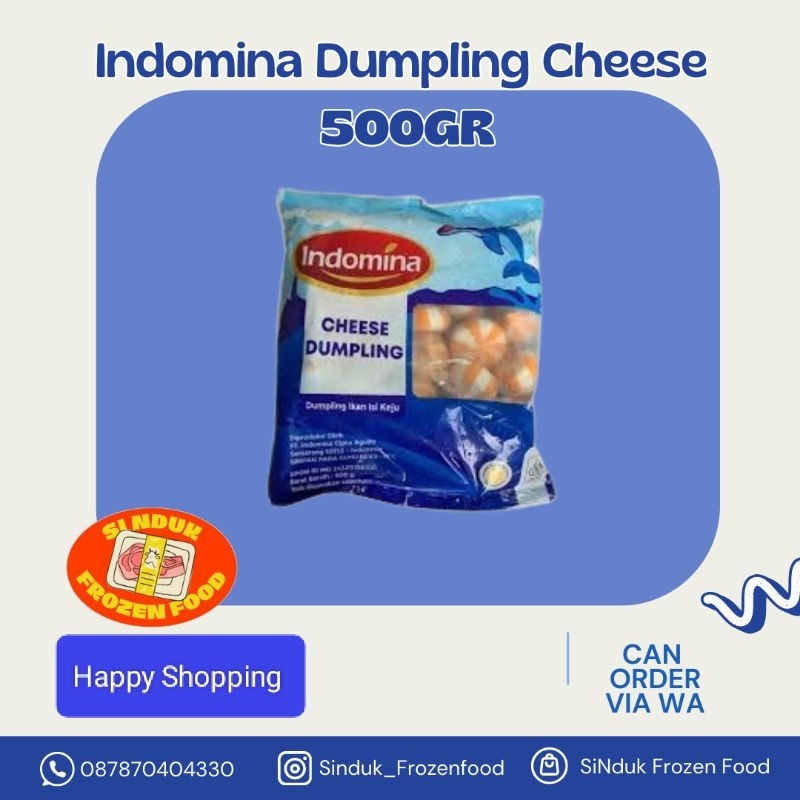 

Indomina Dumpling Cheese 500gr