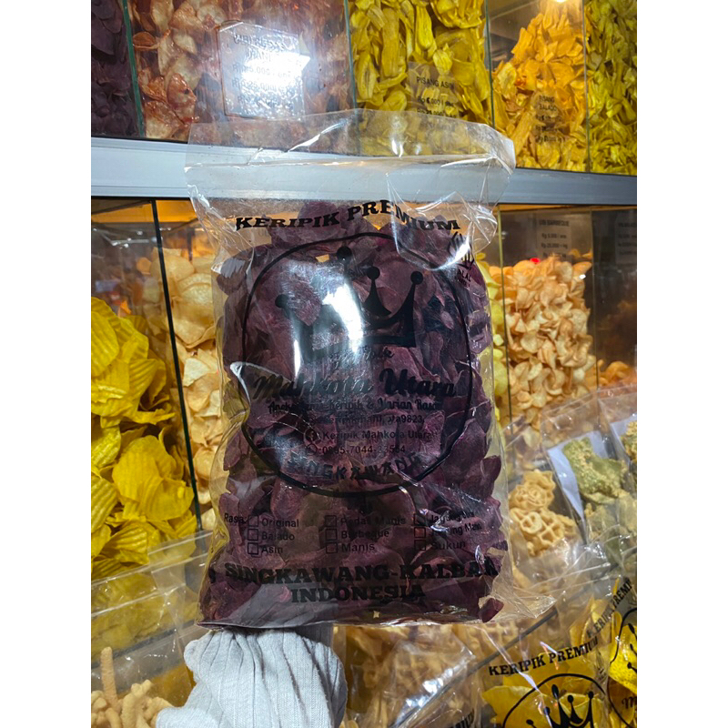 

Distributor Keripik premium Ubi Ungu 500 gram Renyahh & Enak