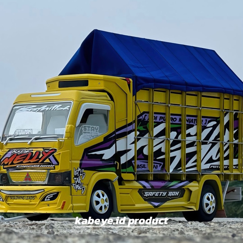 Truk Oleng Full Variasi - RC Miniatur Truk - Truk Oleng Dari Kayu Asli - Mainan Anak
