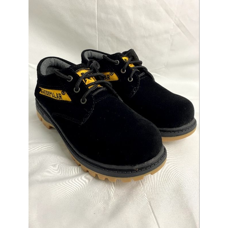 Sepatu Safety Caterpillar Ujung besi Sol Dijahit melingkar
