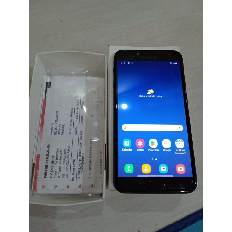 HP samsung J4 kondisi bekas istimewa