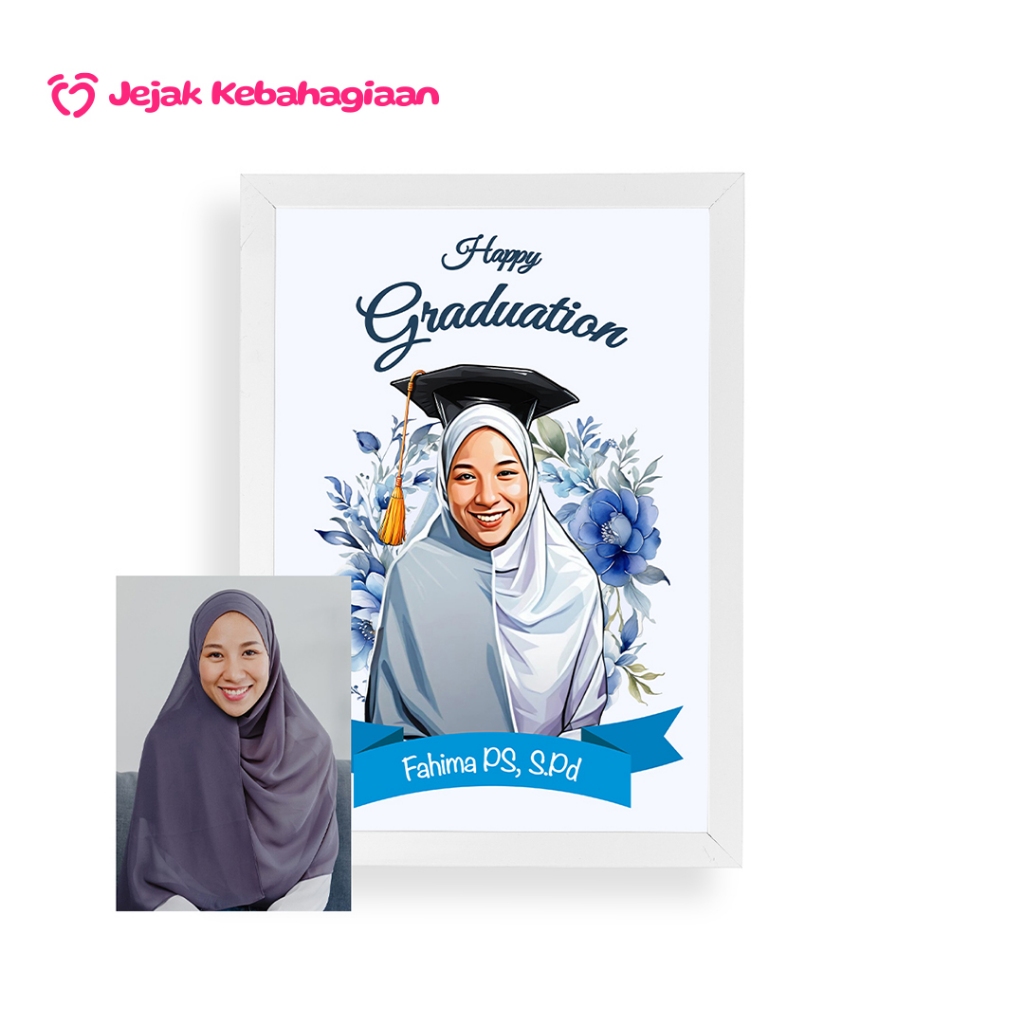 Paket Gambar Vector Art Tema Wisuda dan Cetak+Figura