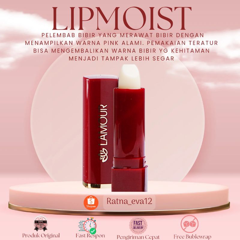 Lipmoist pelembab bibir vitamin bibir