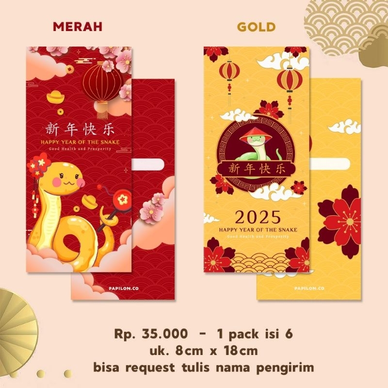 

Angpau / Angpao Imlek Chinese New Year 2025 Custom