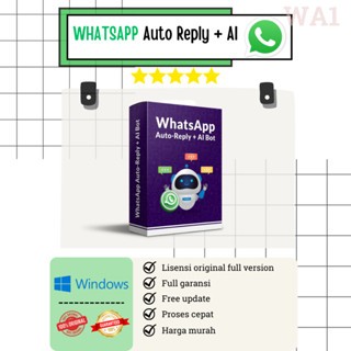 WHATSAPP AUTO REPLY + AI  DIALOG FLOW API ORIGINAL LISENSI LIFETIME PRO PREMIUM SOFTWARE WA4
