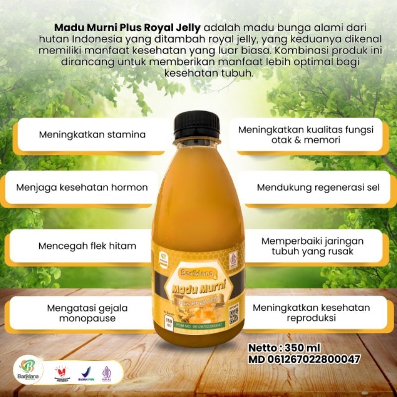 

MADU MURNI PLUS ROYAL JELLY BARIKLANA
