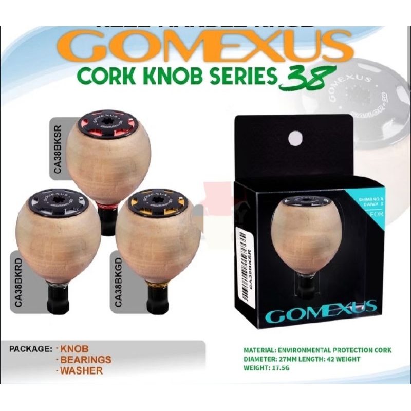 knob handle Gomexus Cork size 38