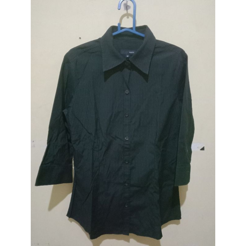 [PRELOVEDBY.IWIDDD] KEMEJA HITAM - PADINI