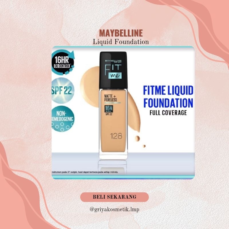 Maybelline Fitme Liquid Foundation