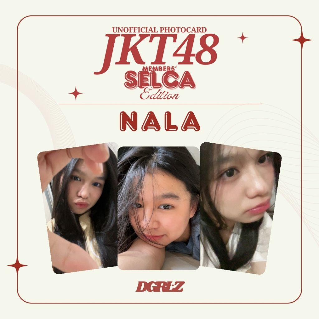 JKT48 NALA PREMIUM PHOTOCARD LOMOCARD "𝐒𝐄𝐋𝐂𝐀 𝐄𝐃." BY DGRLZ