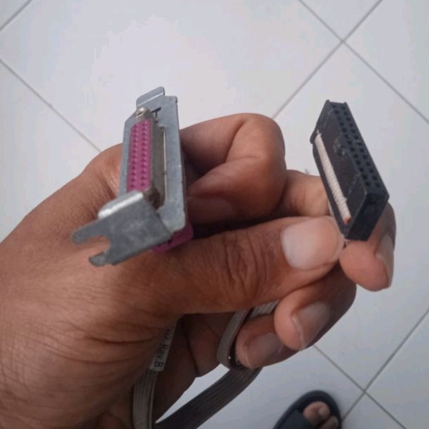 Soket Sambungan port LPT ke Motherboard. Foxconn Konektor LPT-1 connector to Mainboard