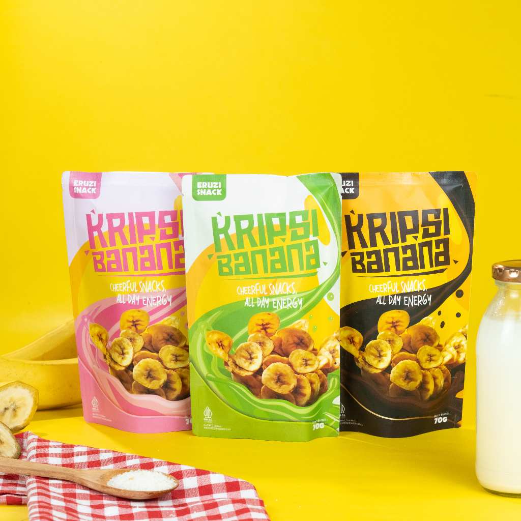 

PAKET 3 - Cemilan keripik Pisang By Eruzi snack