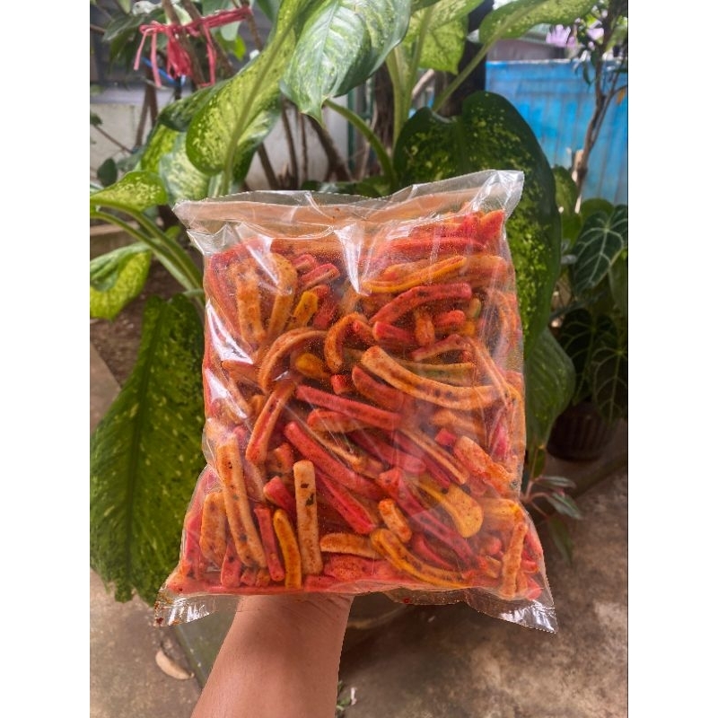 

Kerupuk Seblak Beton Pedas Daun Jeruk renyah gurih