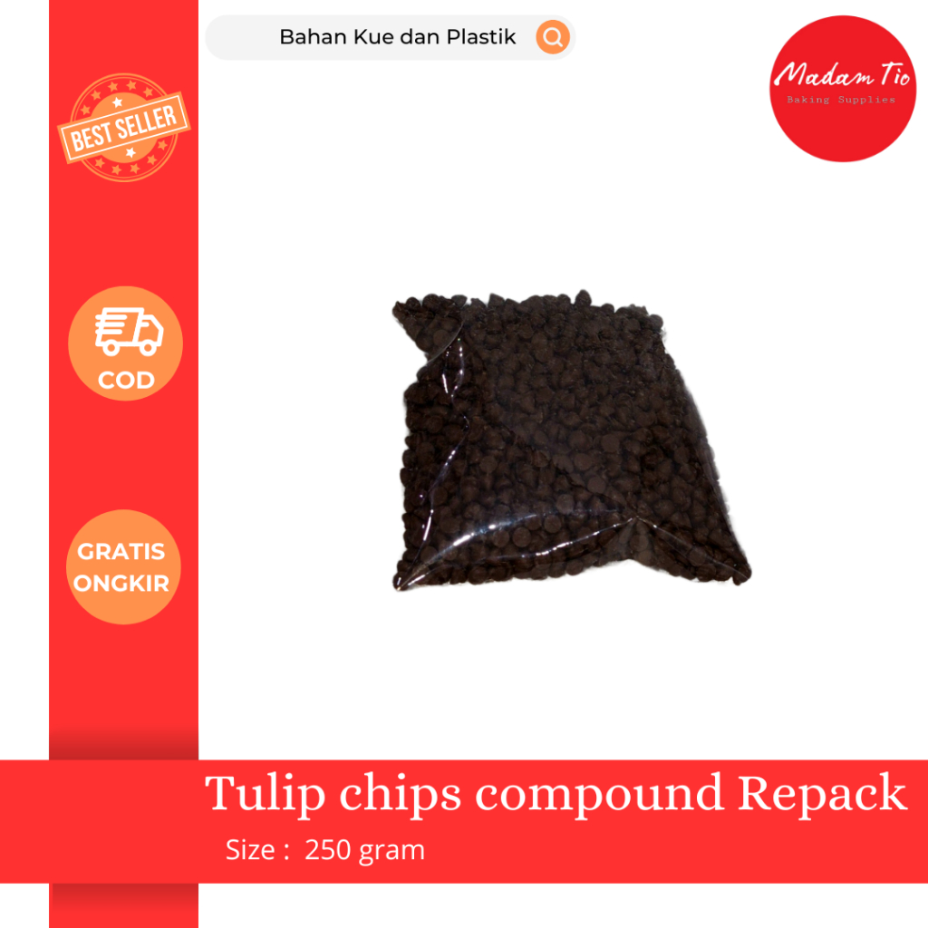 

Tulip Chips Compound 250gram repack 1pcs