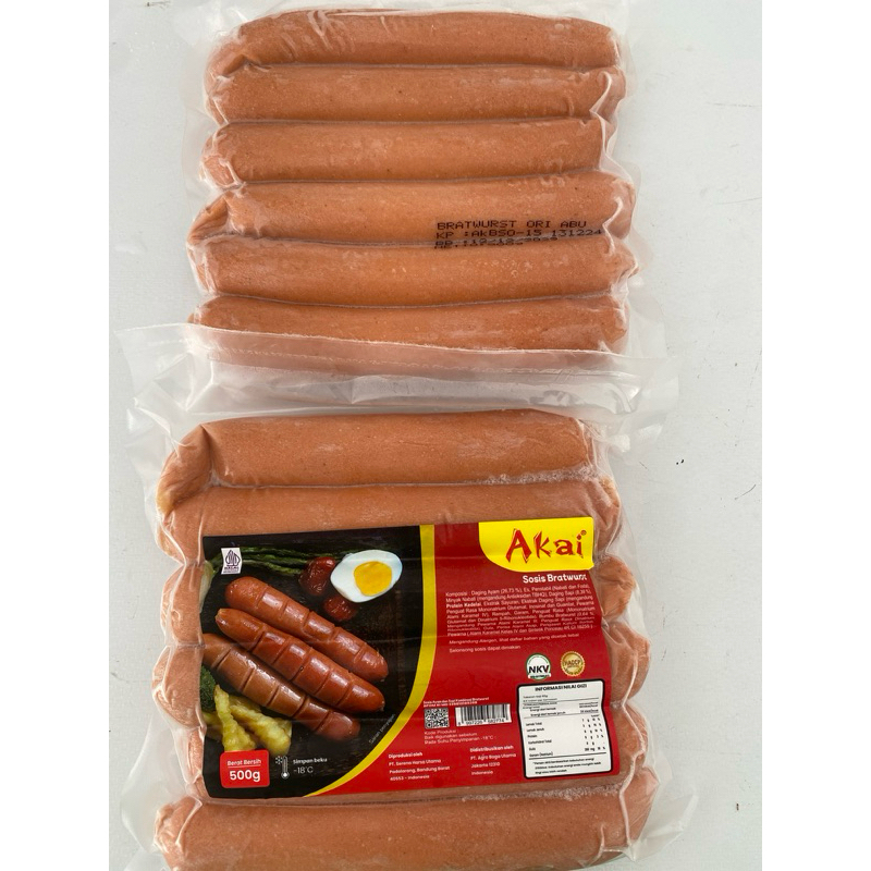 

Sosis Bratwurst 500 GR Akai