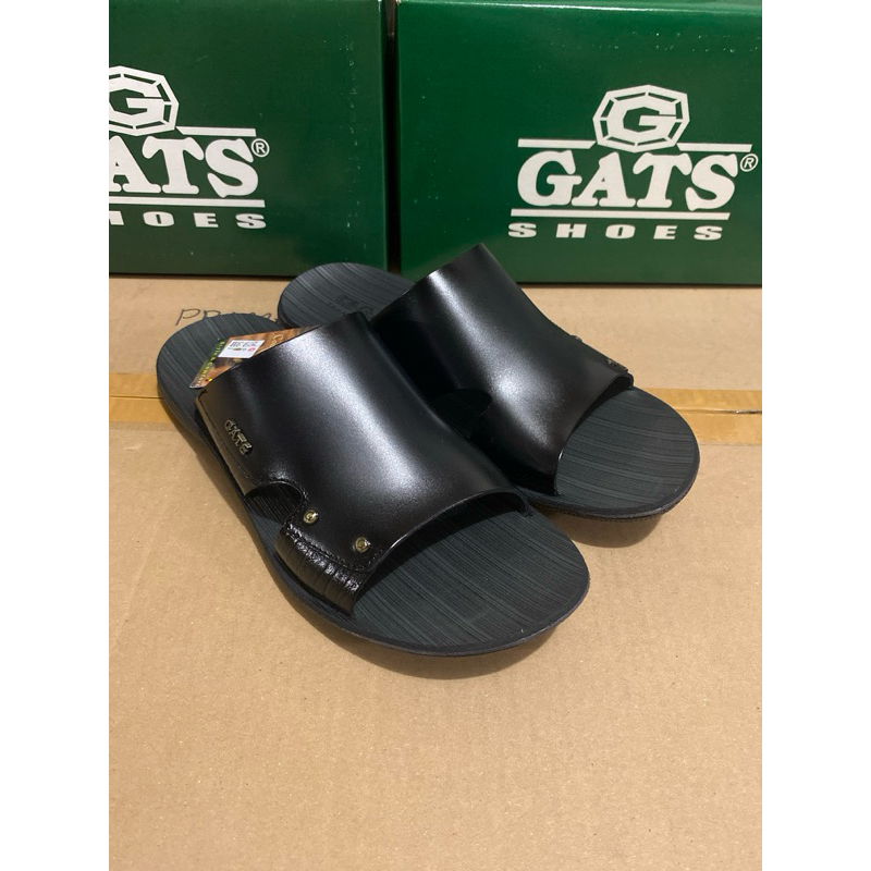 Sandal Kulit - Sandal gats - SR003 by gats - warna hitam