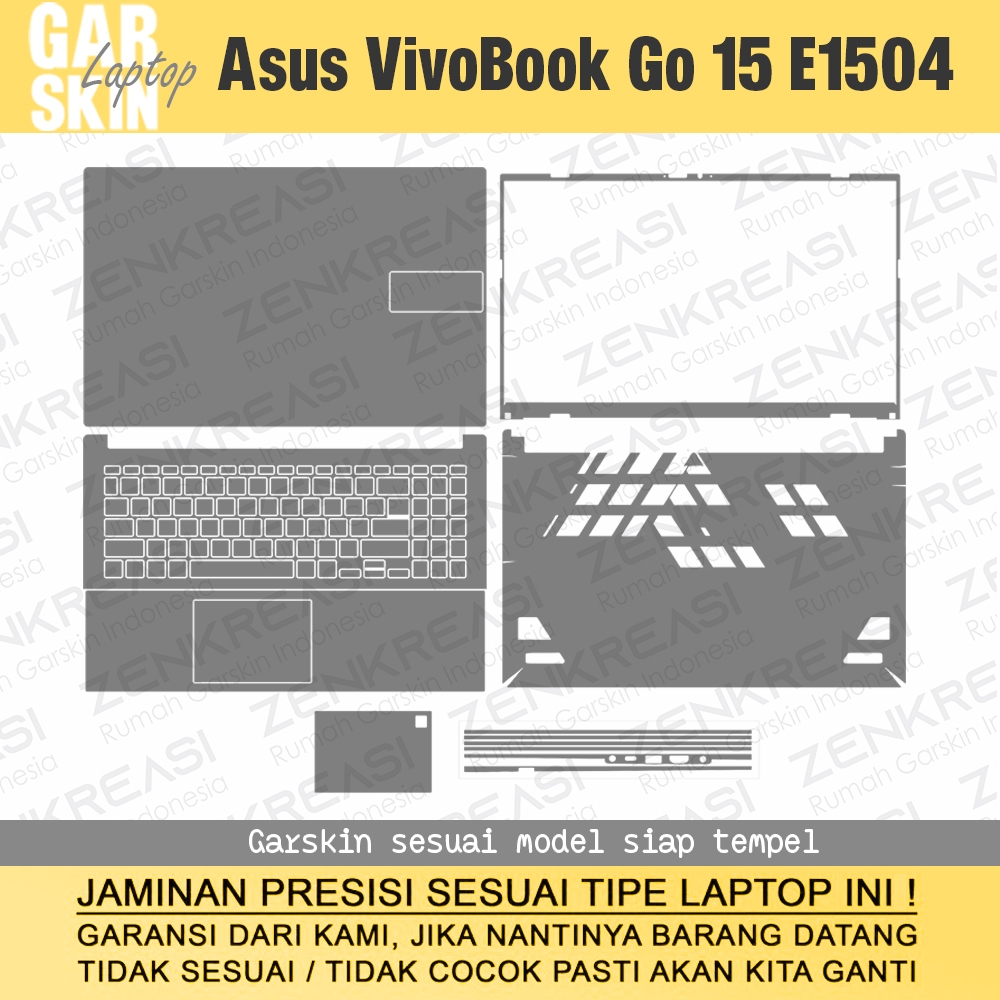 Garskin Laptop   Asus VivoBook Go 15 E1504