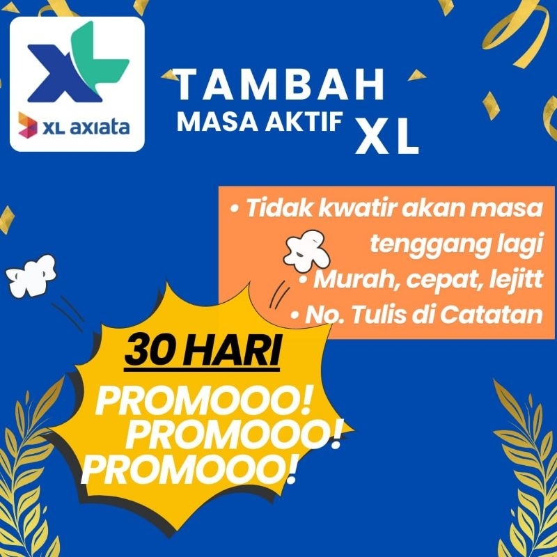 TAMBAH MASA AKTIF KARTU XL TERMURAH