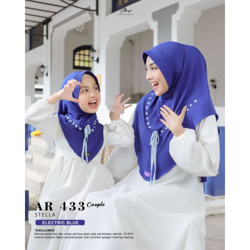 Spesial Hijab Couple AR 433 Std Mom and Kids Terbaru 2025 Terlaris By Hijab Arrafi