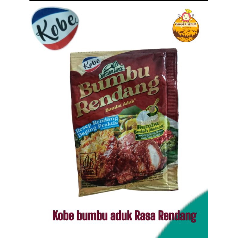 

Kobe bumbu aduk Rendang // bumbu aduk nasi instan