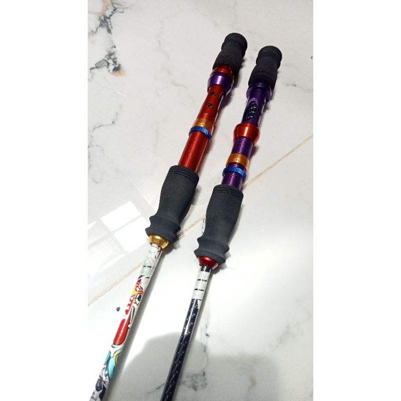 GAGANG JORAN BC JIGGING CUSTOM 55 CM, SAMBUNG PANGKAL, Gagang Jingging spinning, Bc casting, kacamat