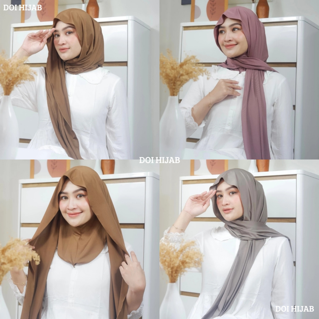 Pasmina Inner Ninja||Tutup leher||Pasmina jersey tertutup||Pasmina instan leher