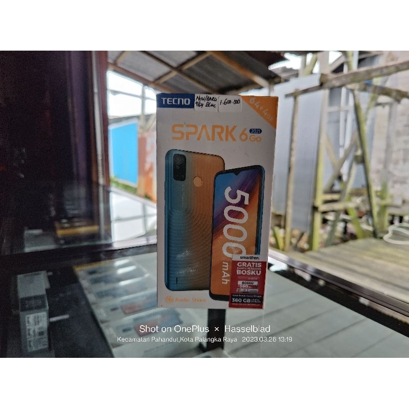 Tecno Spark 6 GO 2021 4/64 Blue Baru
