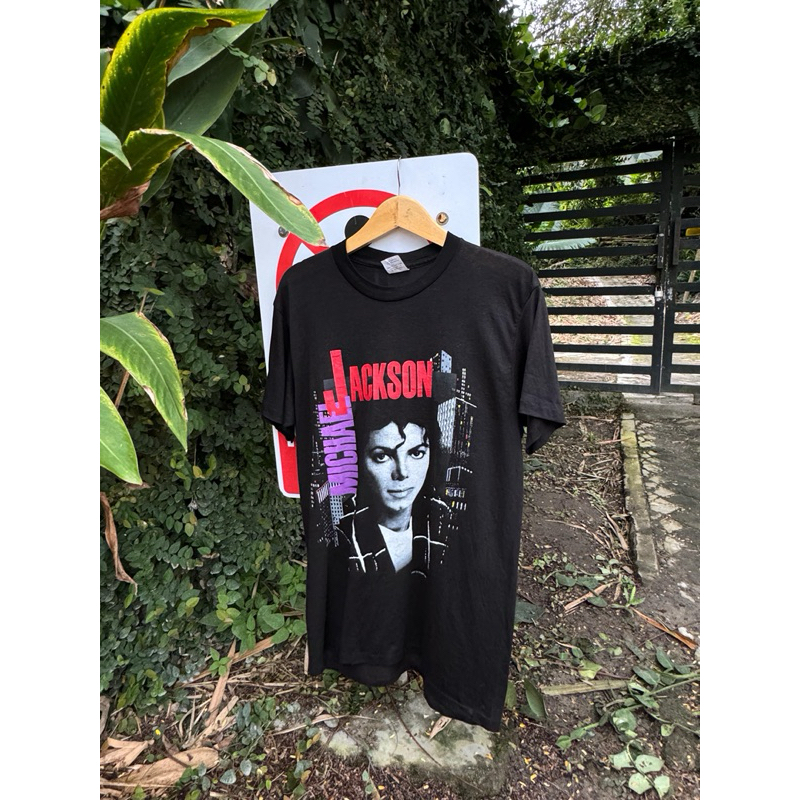 Kaos Vintage Michael Jackson 1988 Tokyo Japan