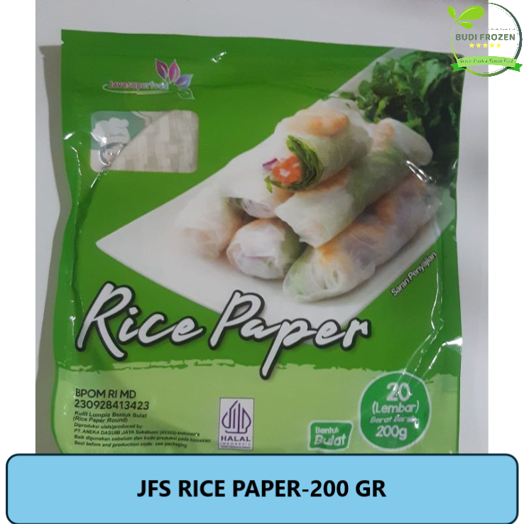 

RICE PAPER BULAT 200 GR ISI 20