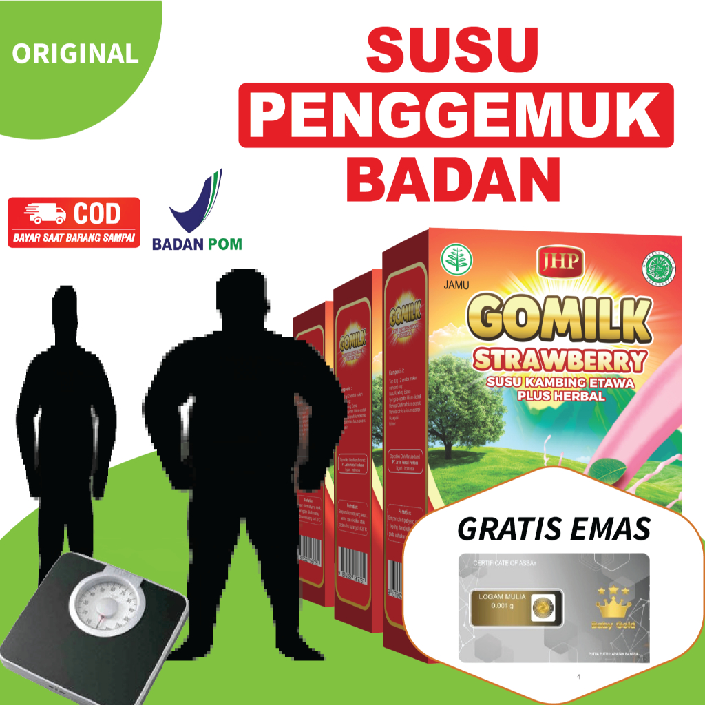 

[ BELI 1 GRATIS GELAS CANTIK ][BELI 2 GRATIS EMAS] GOMILK SUSU PENGGEMUK BADAN ALAMI PLUS HERBAL