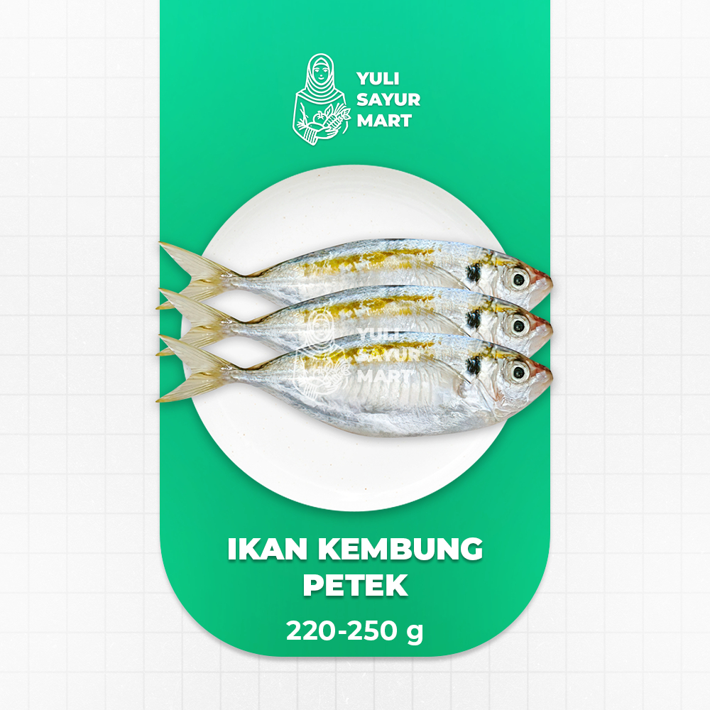 

Ikan Kembung Petek Kecil 220-250g - Yuli Sayur Mart