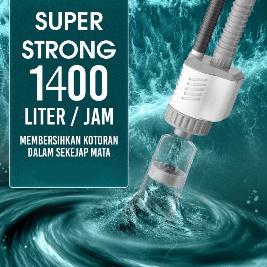 Vacuum Kolam Aquarium/Electric Vacumn/Siphon Gravel Aquascape 1400 L/H