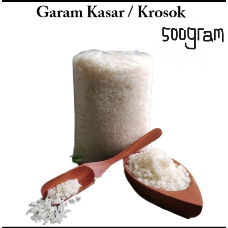 

Garam Kasar 500 Gram / Garam Krosok / Garam Murni Asli / Garam Kolam Garam Pupuk Garam Aquarium / Garam Kasar Kristal Krosok Non Yodium Vitamin Ikan Best Seller Terbaru Promo