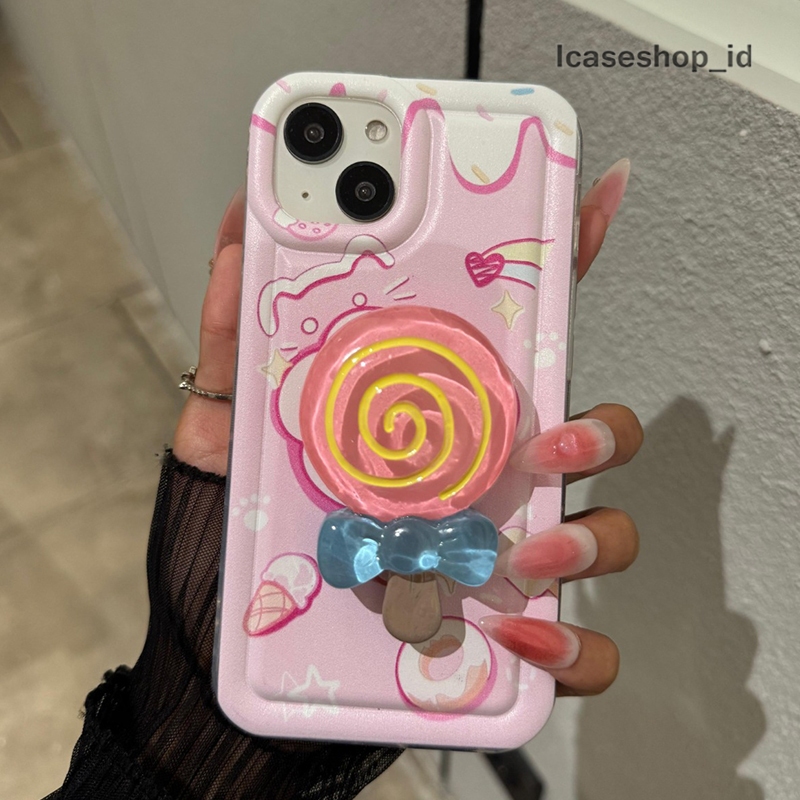 SS1054 SILICONE COVER POPSOCKET 3D ICE CREAM POP COMPATIBLE FOR XIAOMI REDMI 5A 6A 8 9 9A 9C 10 10C 