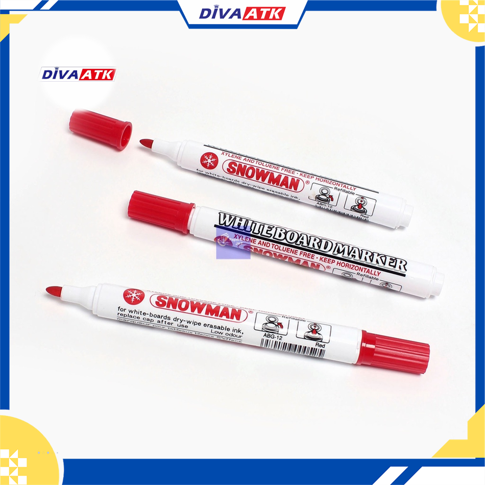 

SPIDOL SNOWMAN BOARDMARKER ABG12 MERAH