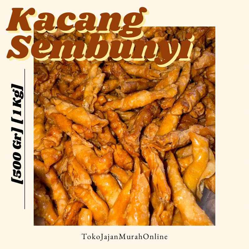 

Kacang Sembuyi Karamel Gulung Gurih Manis Renyah [500 gr] [1 kg]