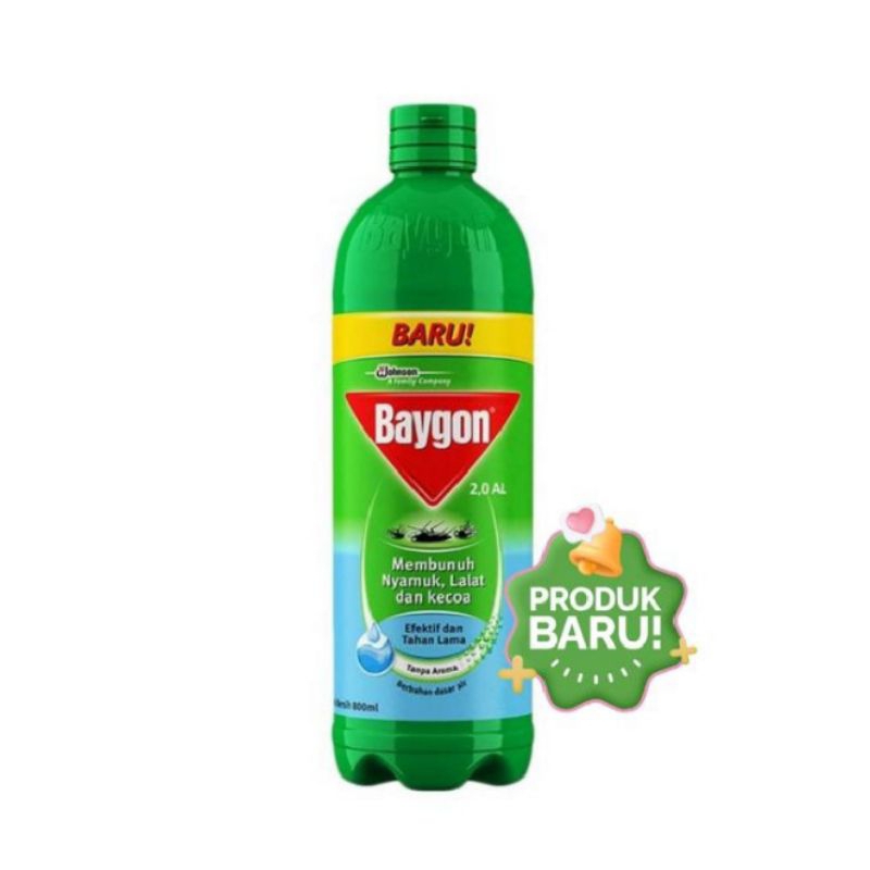 Baygon Cair Anti Lalat Nyamuk & Kecoa Tanpa Aroma 800ml