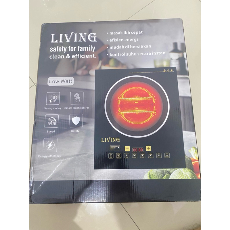 Kompor Listrik Living Halogen Cooker Smart Low Watt