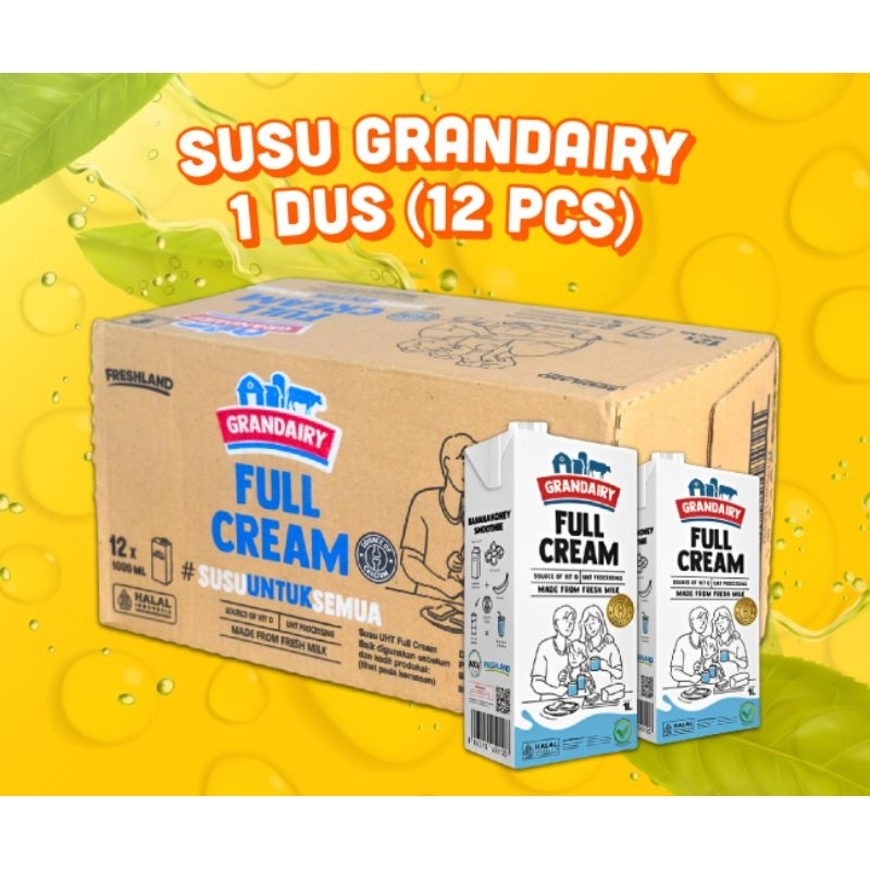 

Susu grandairy 1 dus 12 pcs 12L