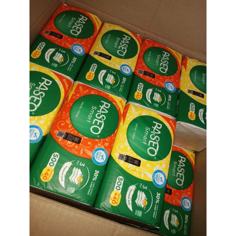 tissue paseo 500ply facial tissue