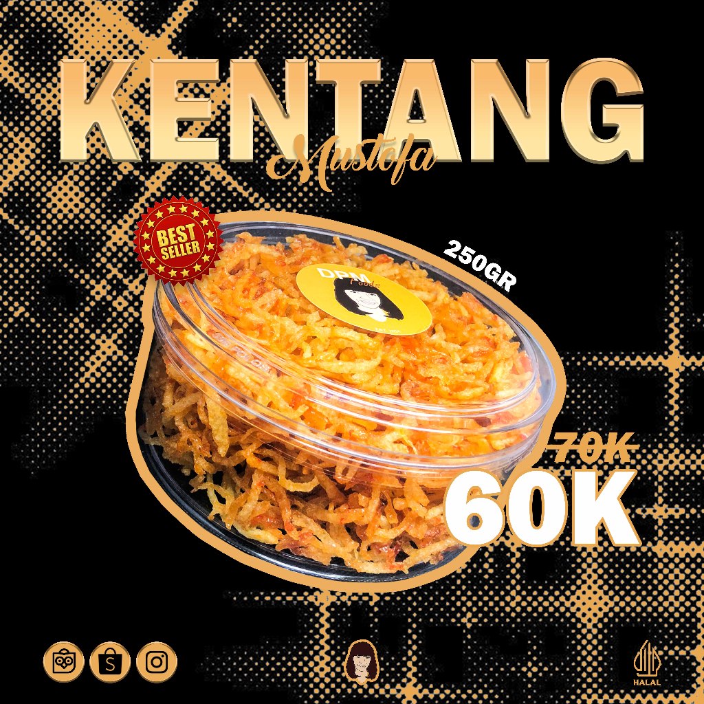 

Kentang Mustofa / Kering Kentang 250gr by DPM Foods