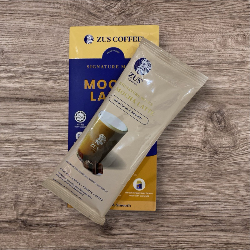 

ZUS COFFE MOCHA LATTE PERSACHET